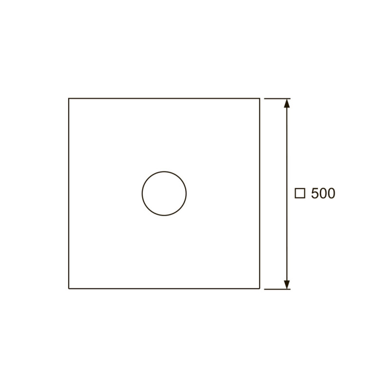 Гидроизоляционная пленка EPDM, обрезаемая по месту, для зажимных фланцевых соединений TECEdrainpoint S 3690006