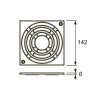 Декоративная решетка 150 мм, с фиксаторами TECEdrainpoint S 3665001