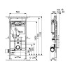 Инсталляция для подвесного унитаза, высота установки 1120 мм TECElux 9600400