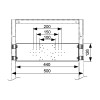 Монтажная пластина для инсталляции для раковины TECEprofil 9020041