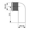 Отвод для унитаза 90° – DN 90/90 TECEprofil 9820134