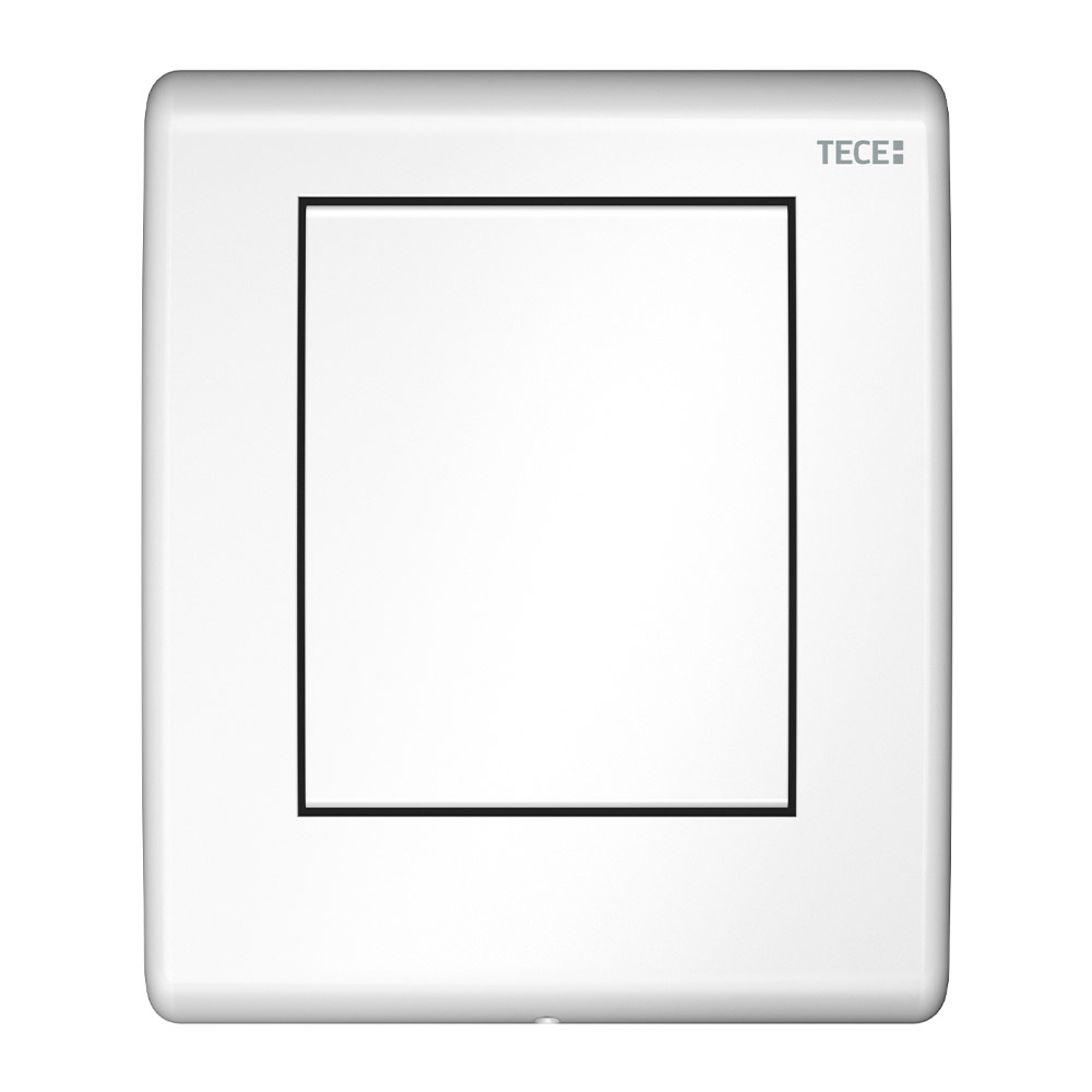 Металлическая панель смыва для писсуара, белая глянцевая TECEplanus 9242314