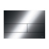 Металлическая панель смыва для унитаза, PVD покрытие: глянец, черный хром TECEsquare 9240837