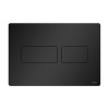 Металлическая панель смыва для унитаза, черный матовый TECEsolid 9240416