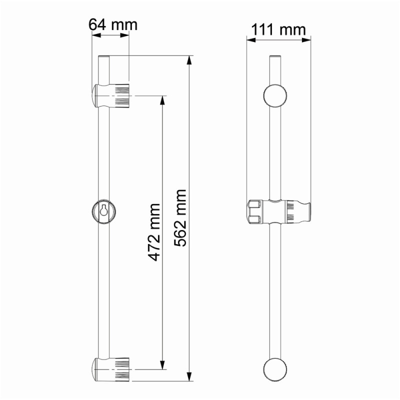 Стойка для душа WasserKRAFT A012