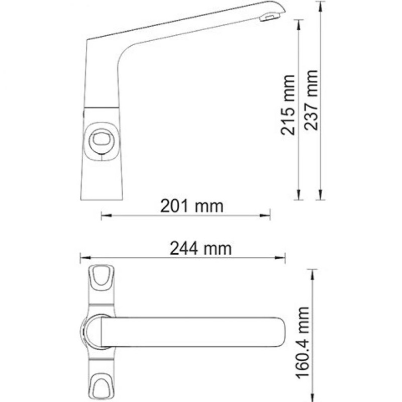 Смеситель для кухни WasserKRAFT Lossa 1207