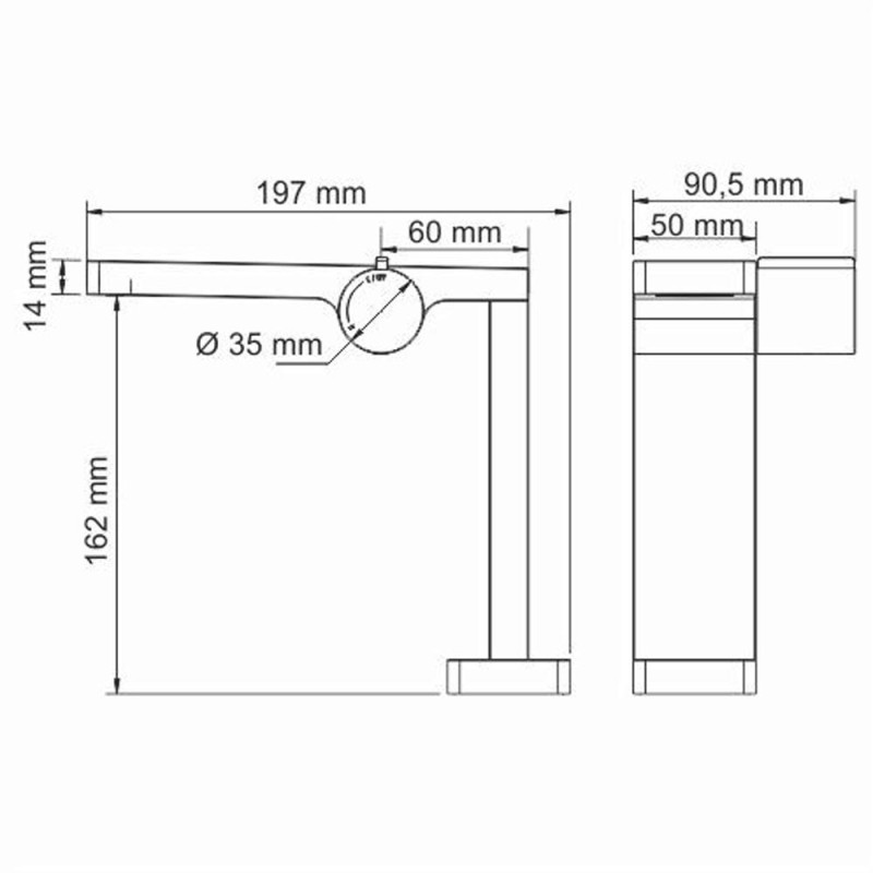 Смеситель для раковины WasserKRAFT Alme 1510