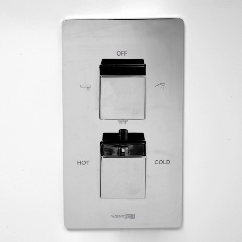 Термостатический смеситель для ванны и душа WasserKRAFT Alme 1544 Thermo