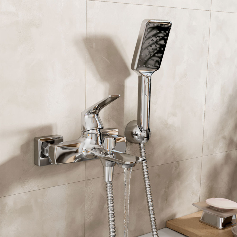 Смеситель для ванны с коротким изливом WasserKRAFT Neime 1901