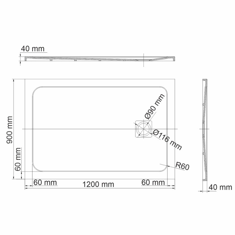 Душевой поддон WasserKRAFT Neime 19T07