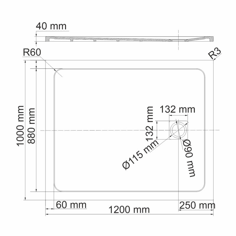 Душевой поддон WasserKRAFT Neime 19T10 