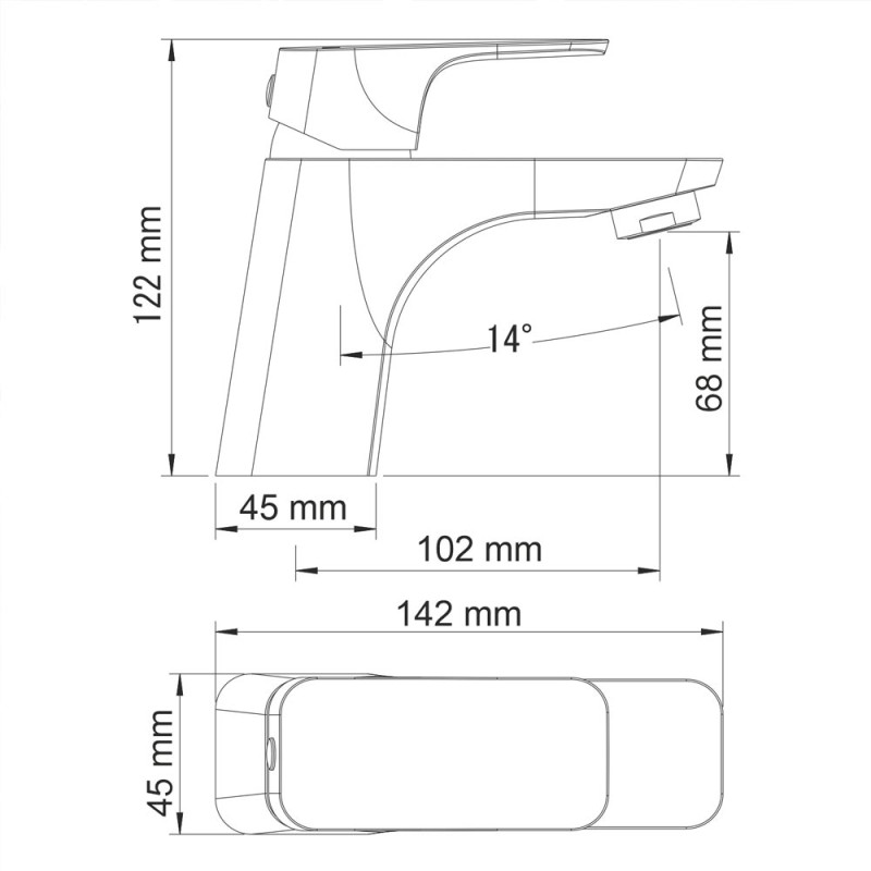 Смеситель для раковины WasserKRAFT Salm 2703