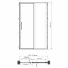 Душевая дверь WasserKRAFT Lopau 32S05R