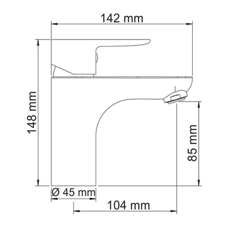 Смеситель для раковины WasserKRAFT Leine 3503