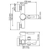 Смеситель для ванны с коротким изливом WasserKRAFT Main 4101