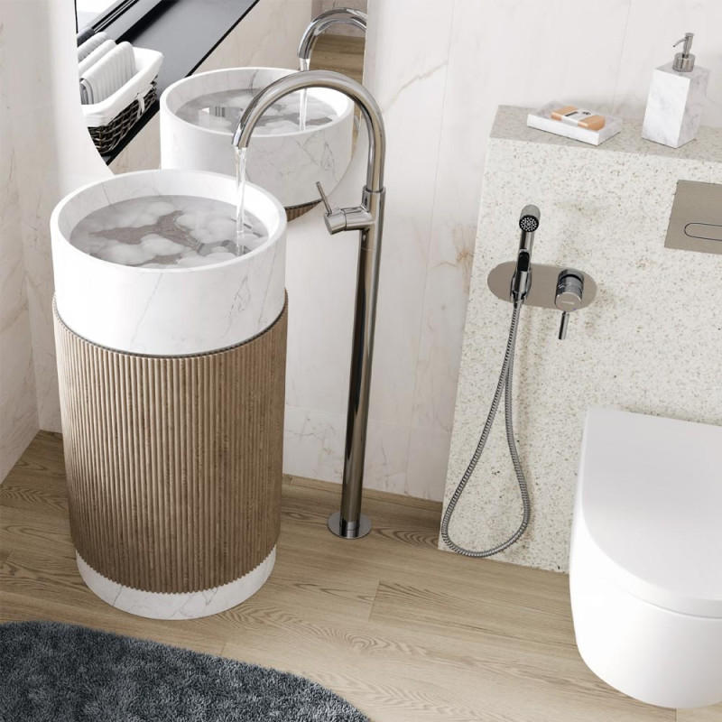 Смеситель напольный для раковины WasserKRAFT Main 4153