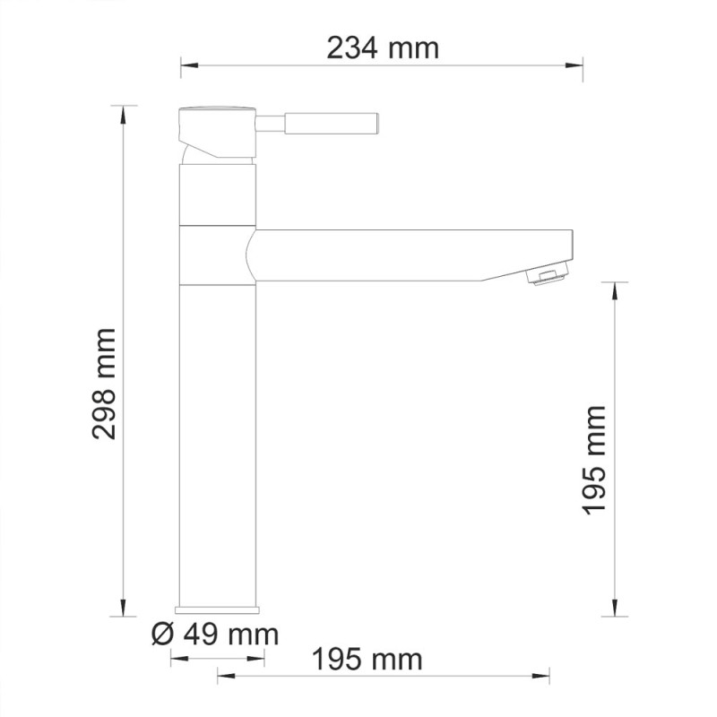 Смеситель для кухни WasserKRAFT Wern 4207
