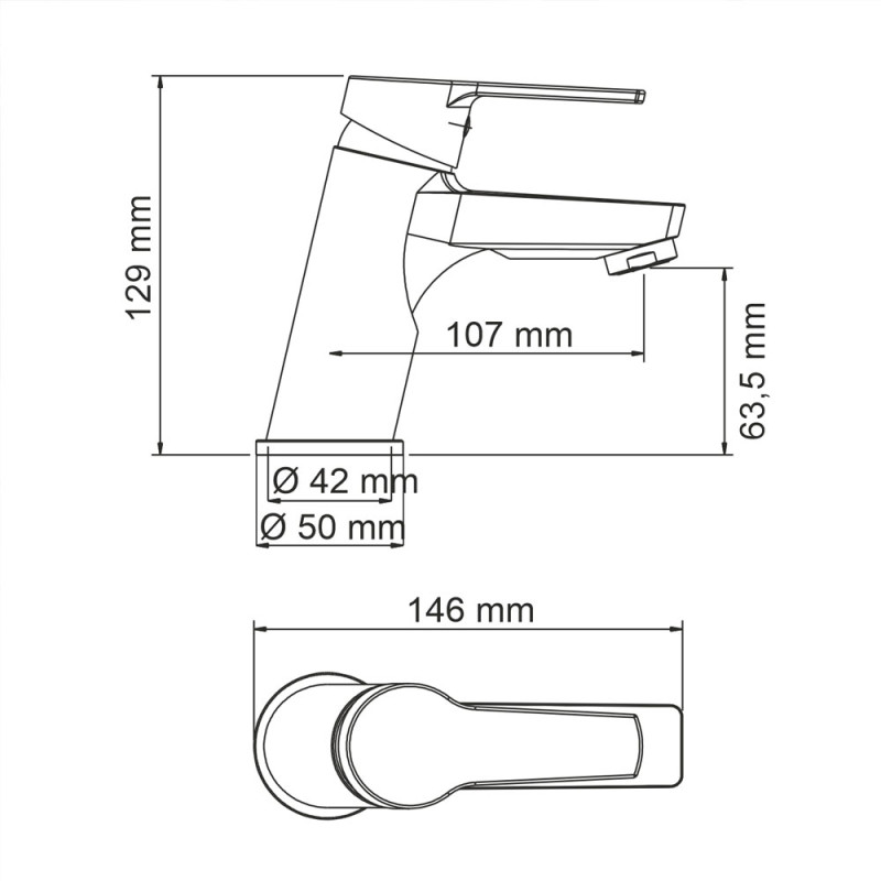 Смеситель для раковины WasserKRAFT Rhin 4403