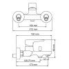 Смеситель для ванны с коротким изливом WasserKRAFT Vils 5601