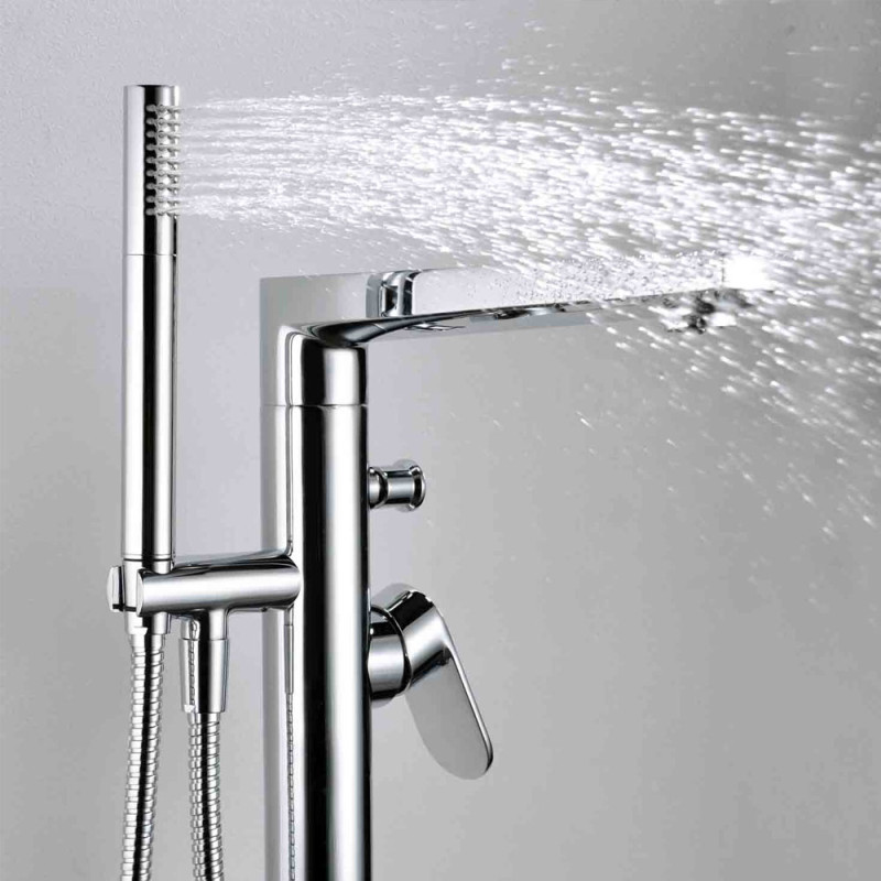 Напольный смеситель для ванны WasserKRAFT Dinkel 5821