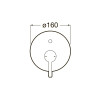 Смеситель для ванны-душа скрытого монтажа для установки с RocaBox Roca 5A0B96C00
