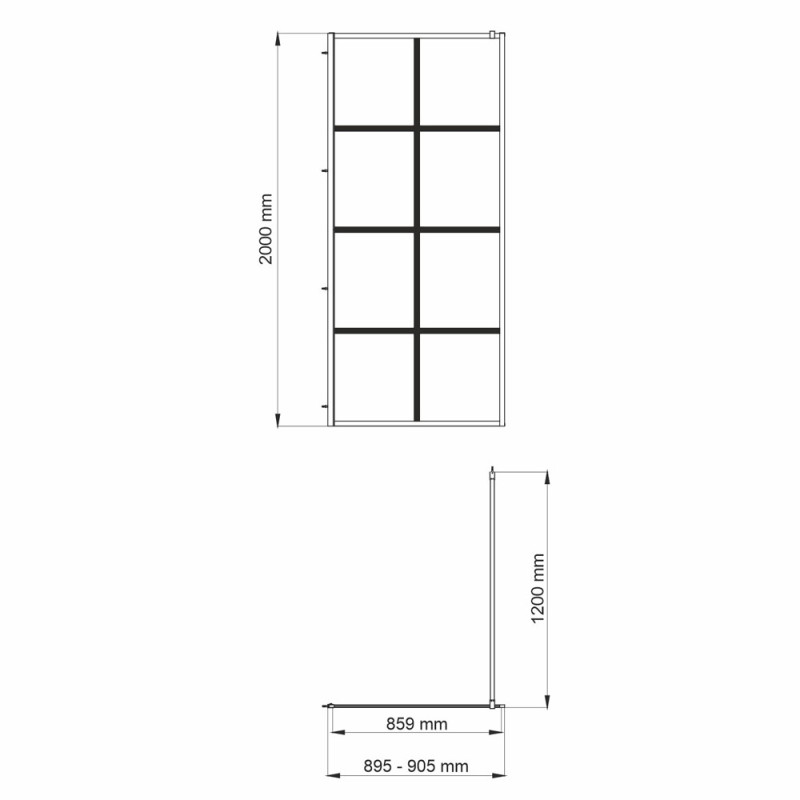 Душевая перегородка WasserKRAFT Glan 66W39