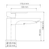 Смеситель для раковины WasserKRAFT Mindel 8503