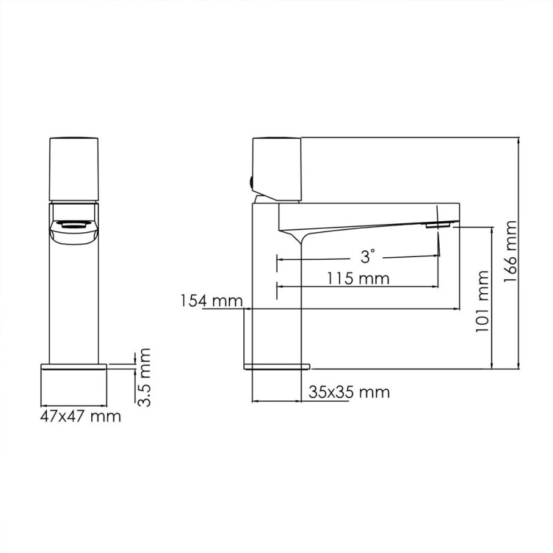 Смеситель для раковины WasserKRAFT Naab 8603