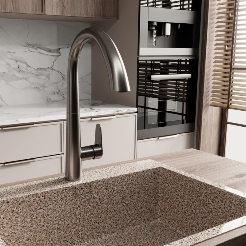 Смеситель для кухни с выдвижной лейкой WasserKRAFT A8617