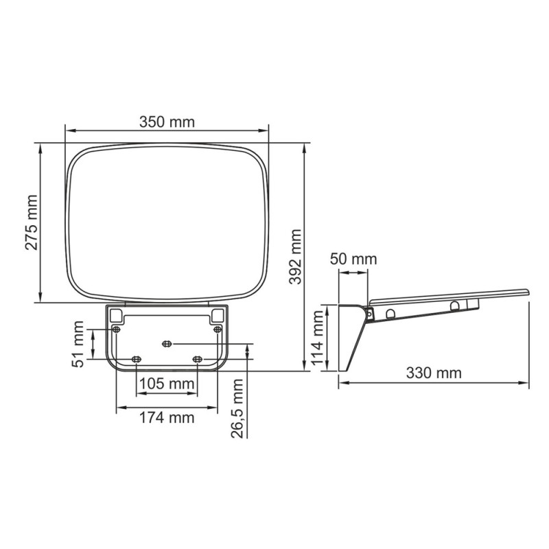 Сиденье для душа WasserKRAFT SS401