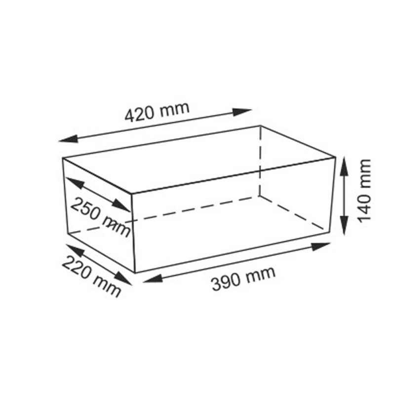 Корзина WasserKRAFT Lossa WB-120-L