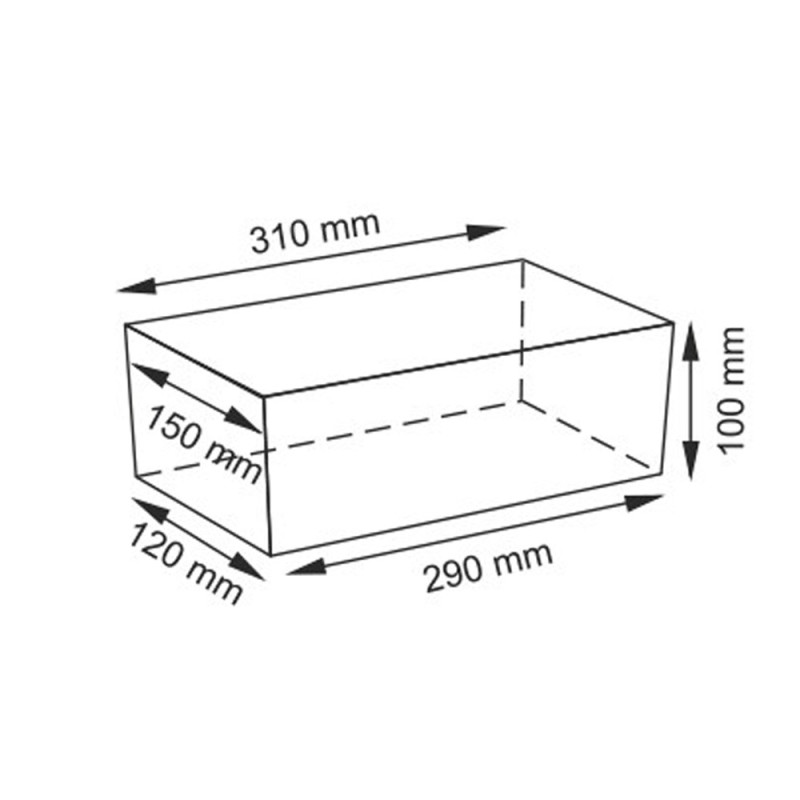 Корзина WasserKRAFT Lossa WB-120-S