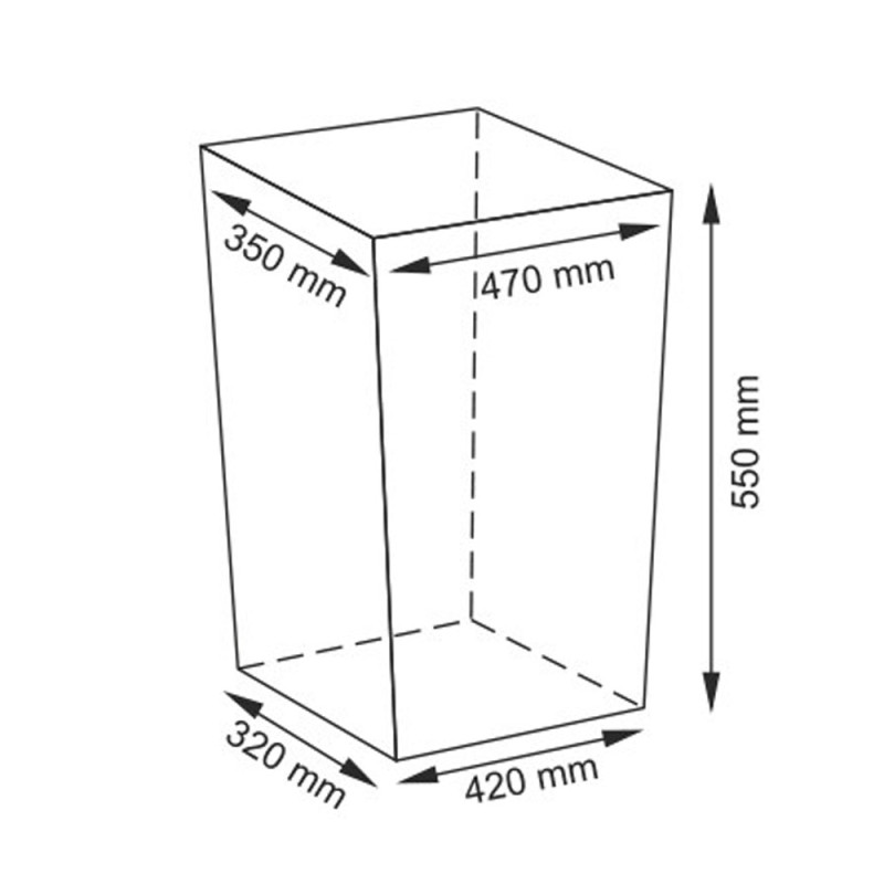 Плетеная корзина для белья с крышкой WasserKRAFT Isar WB-130-L