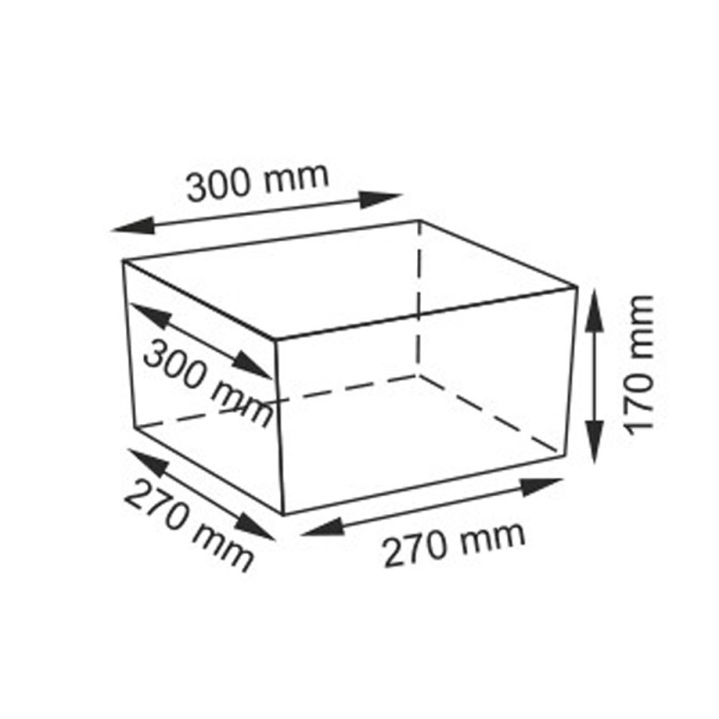 Плетеная корзина WasserKRAFT Alme WB-150-M