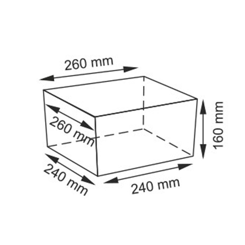 Плетеная корзина WasserKRAFT Alme WB-150-S