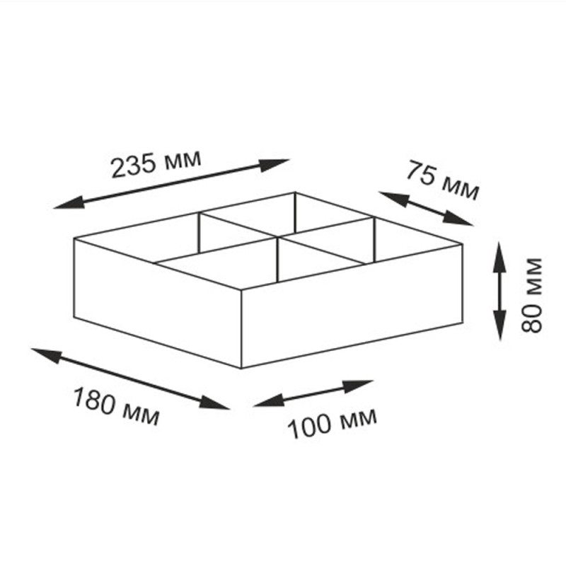 Корзина WasserKRAFT Neime WB-190-S