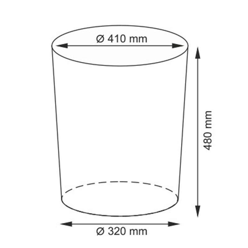 Плетеная корзина для белья с крышкой WasserKRAFT Leine WB-350-M