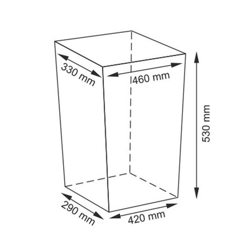 Плетеная корзина для белья с крышкой WasserKRAFT Ammer WB-370-L