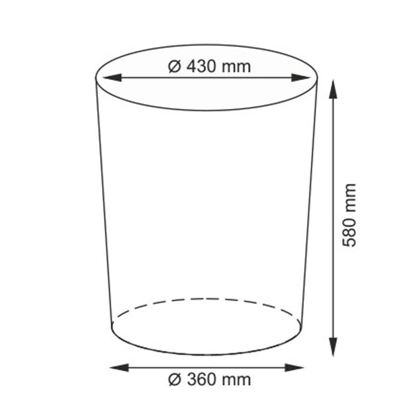 Плетеная корзина для белья с крышкой WasserKRAFT Main WB-410-L