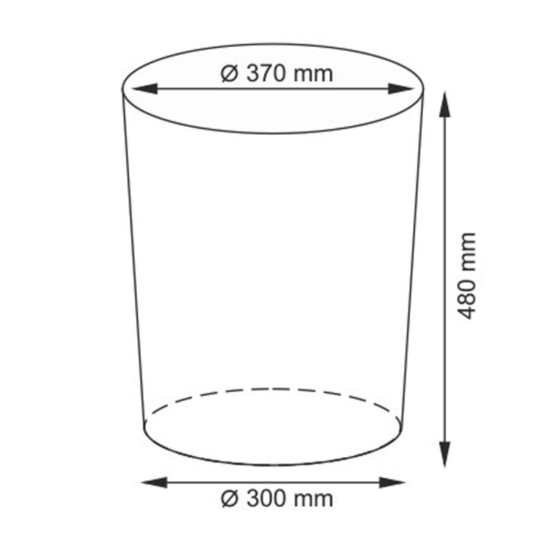 Плетеная корзина для белья с крышкой WasserKRAFT Main WB-410-M