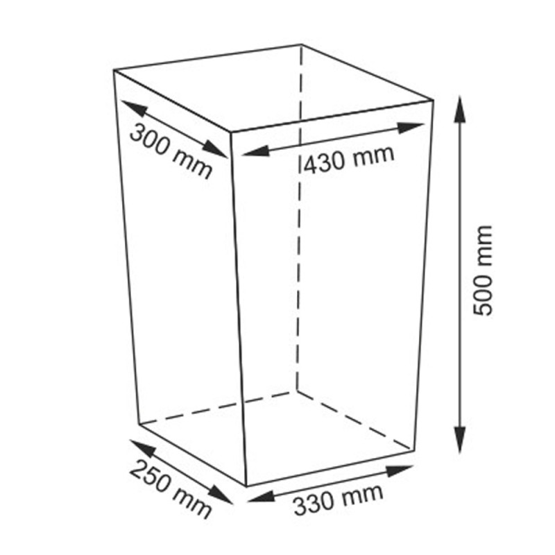 Плетеная корзина для белья с крышкой WasserKRAFT Lippe WB-450-M