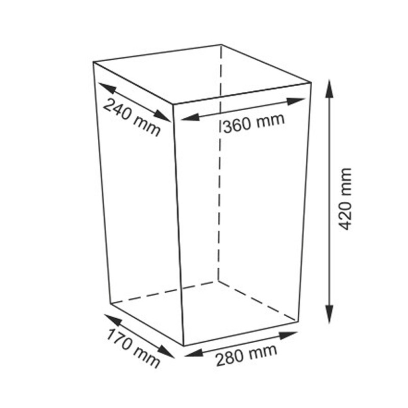 Плетеная корзина для белья с крышкой WasserKRAFT Lippe WB-450-S