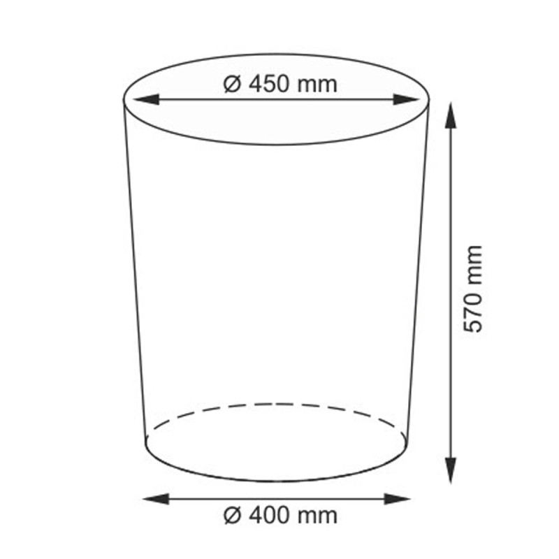 Плетеная корзина для белья с крышкой WasserKRAFT Еlbe WB-740-L
