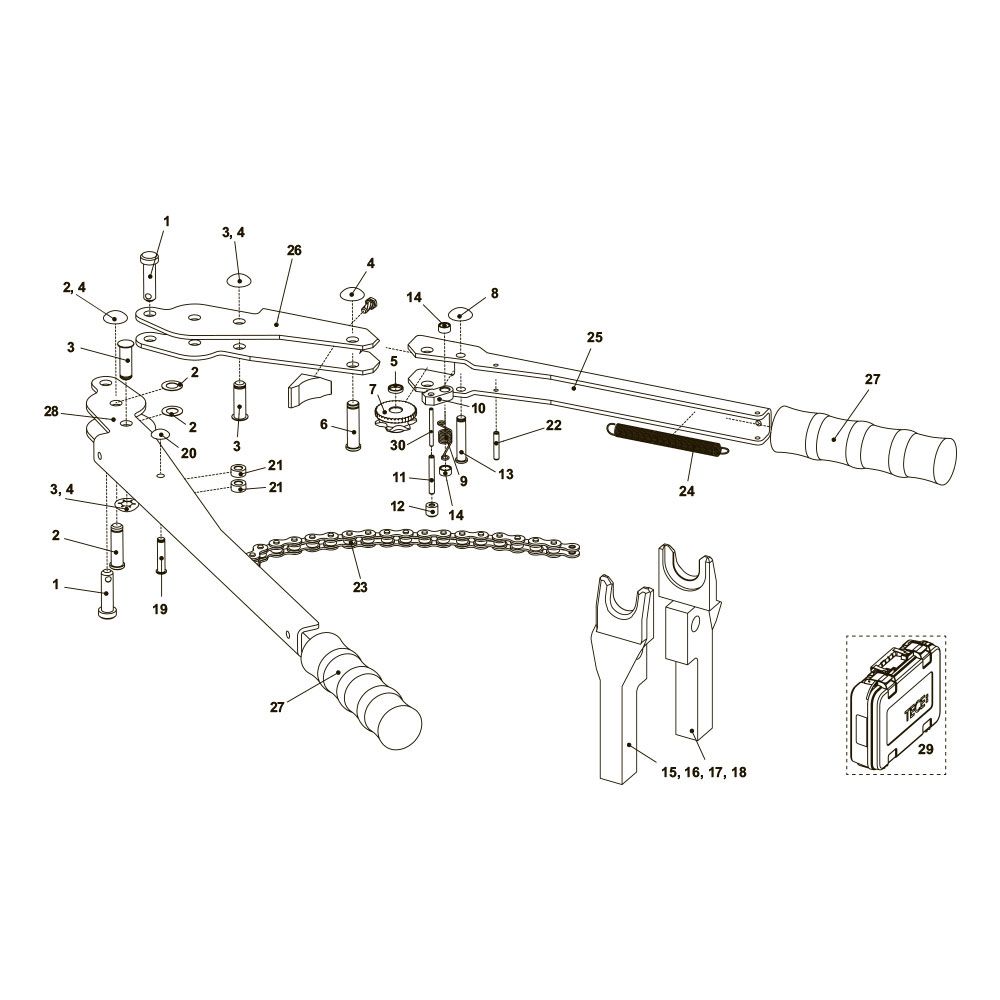Насадка D 20 для ручного инструмента (арт. 720050) TECEflex 720062