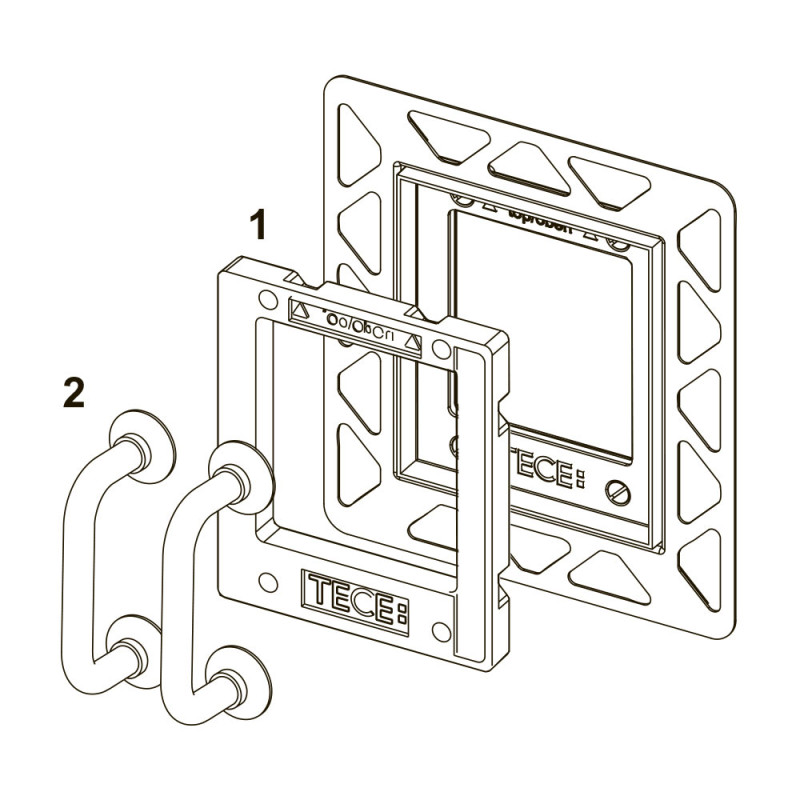 Ручки для демонтажа панели смыва TECEprofil 9820180