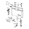Блок рычагов для 8 см. бачка TECEprofil 9820194