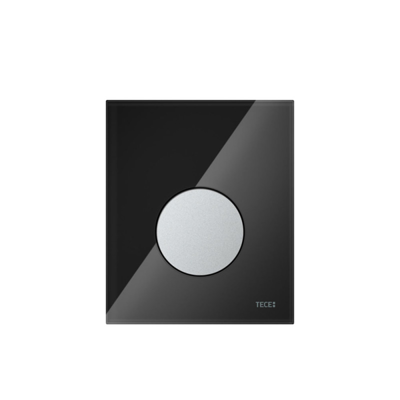 Лицевая панель стекло черная клавиша хром мат. TECEloop Urinal 9820174