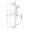 Душевой комплект Kit Stella 80/3 Roca 5B1403C00