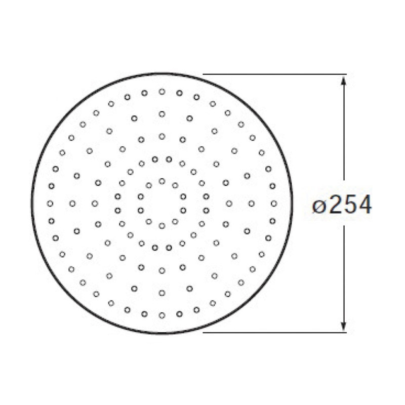 Душевая насадка RAINSENSE для верхнего душа ABS Roca 5B2250C00