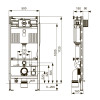 Инсталляция для унитаза Uni 2.0 для TOTO Neorest, TECE 9300344